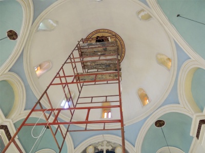 Pantocrator placed in the dome