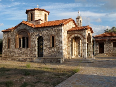 Exterior view of the holy temple